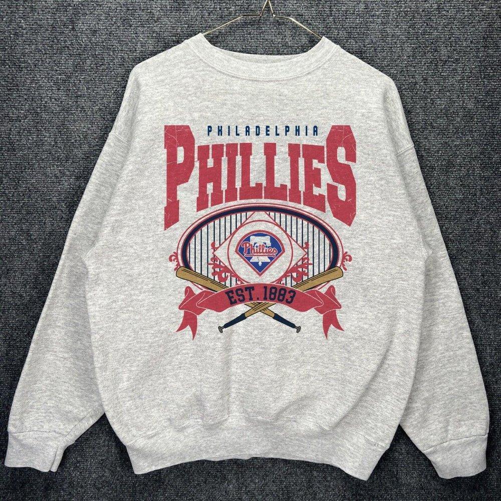 Retro Philadelphia Phillies Philadelphia Baseball Baseball Fan 1883 Sweatshirt